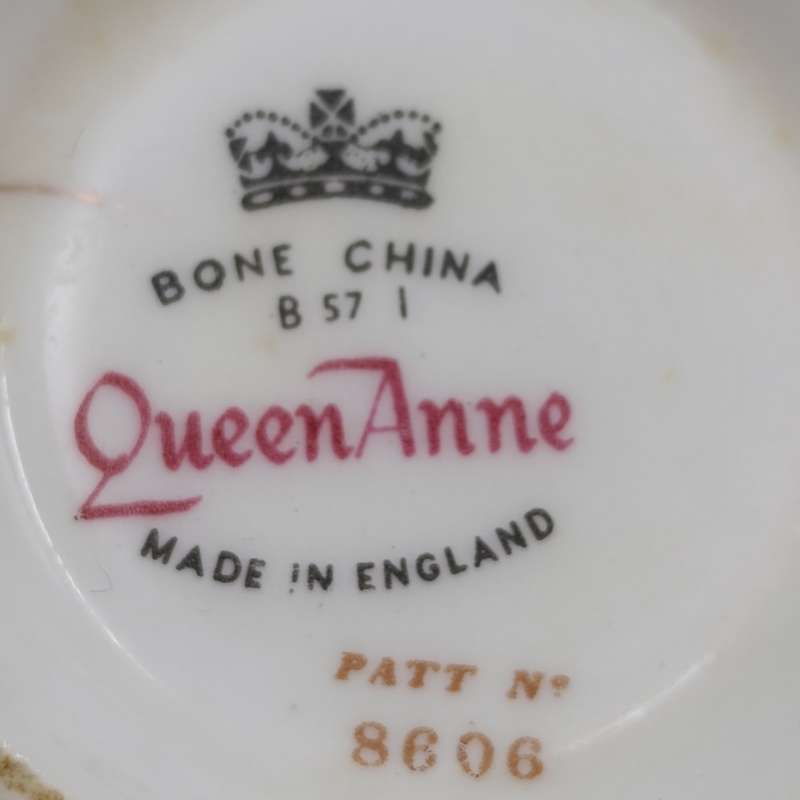Vintage Queen Anne porcelain trio
