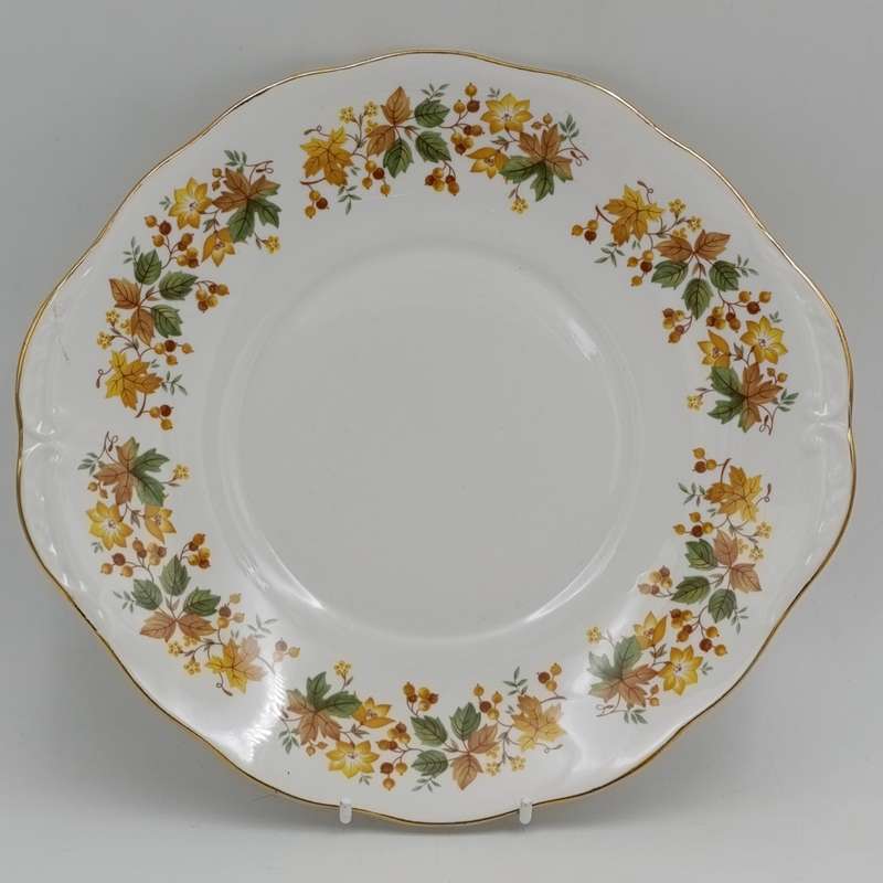 Vintage Queen Anne porcelain cake plate