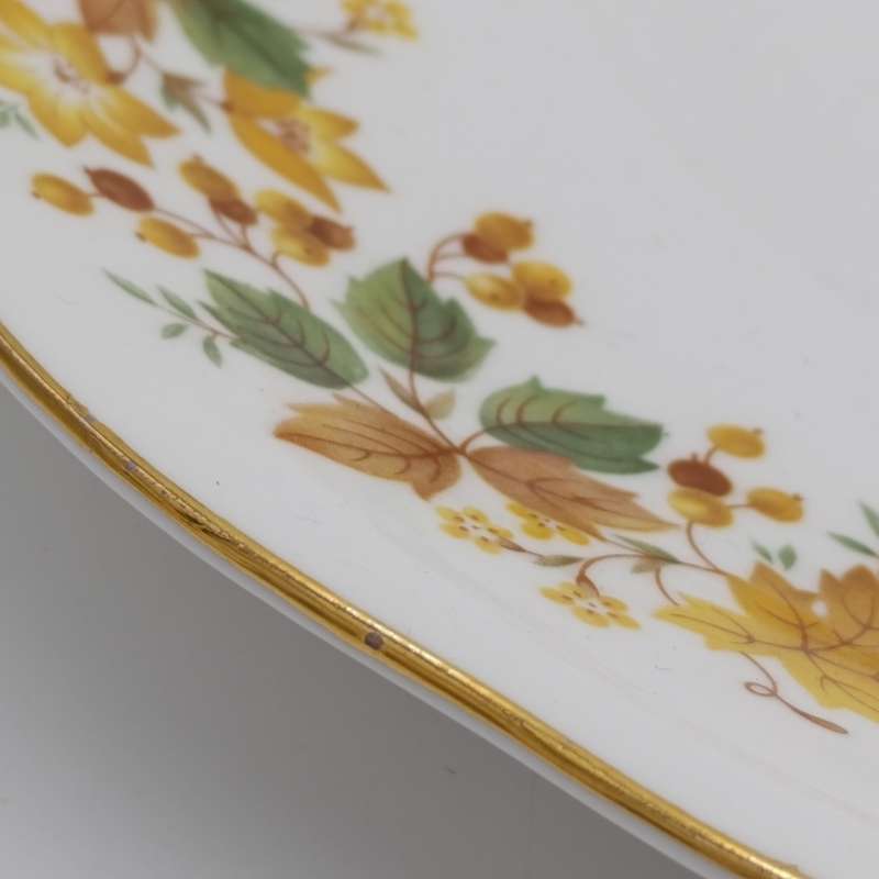 Vintage Queen Anne porcelain cake plate
