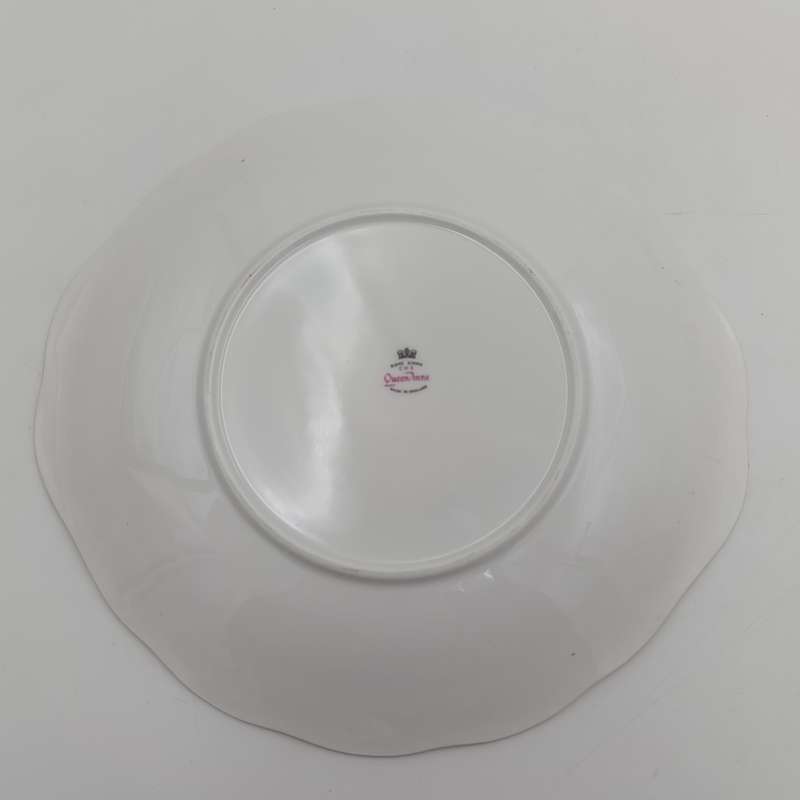 Vintage Queen Anne porcelain cake plate