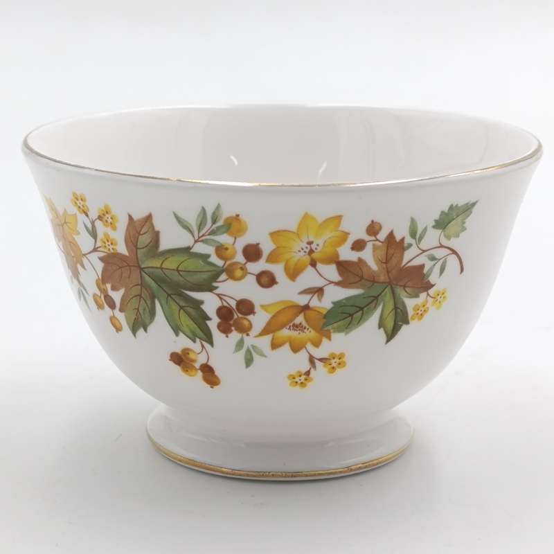 Vintage Queen Anne porcelain sugar bowl
