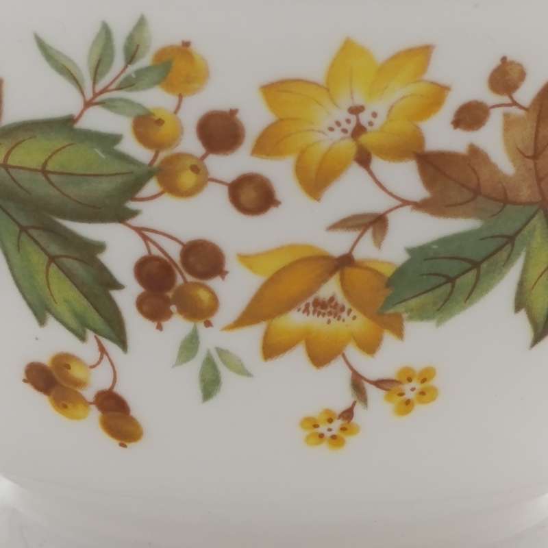 Vintage Queen Anne porcelain sugar bowl