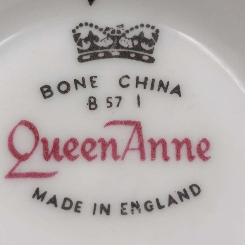 Vintage Queen Anne porcelain trio