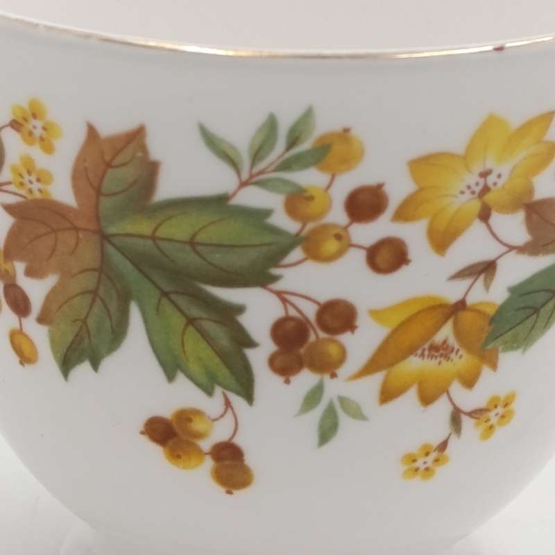 Vintage Queen Anne porcelain trio