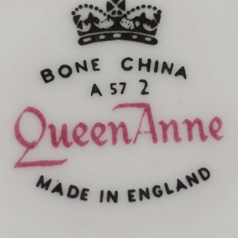 Vintage Queen Anne porcelain trio