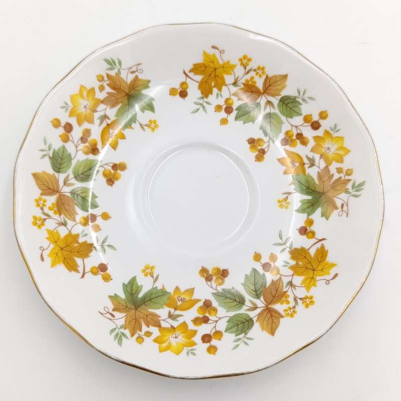 Vintage Queen Anne porcelain trio