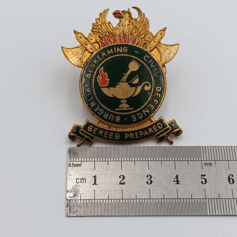 South African Civil Defence badge