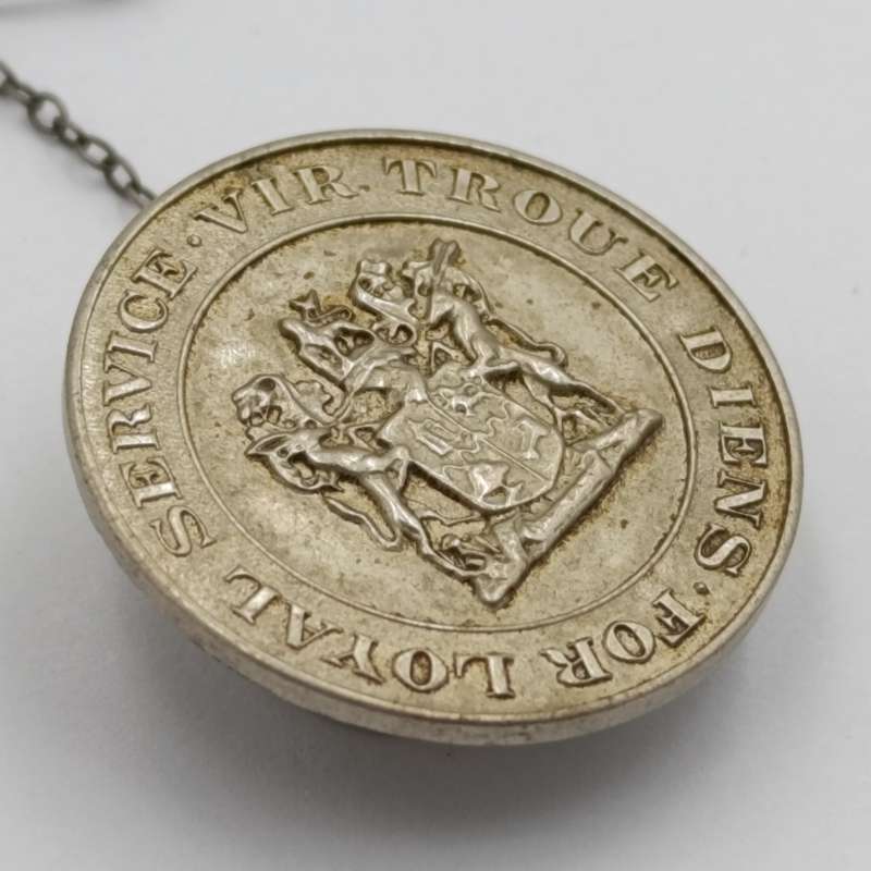 Loyal service badge for persons that could no longer serve in WW2 - no. 768 with safety pin