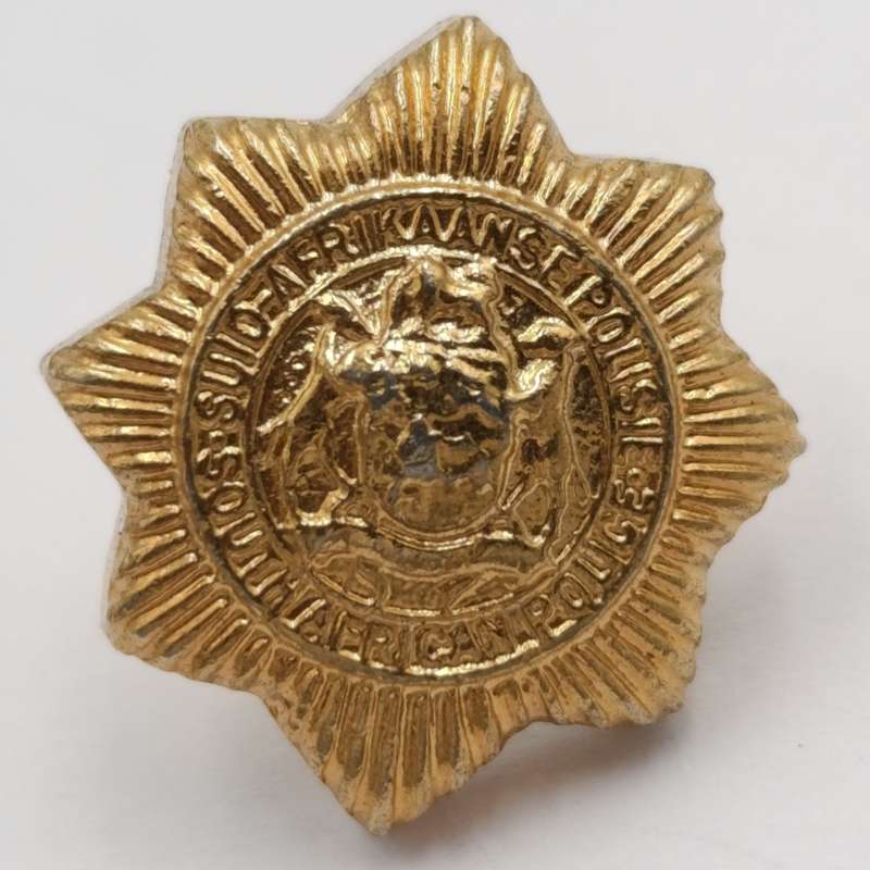 Pair of SA Police woman's collar badges - old type