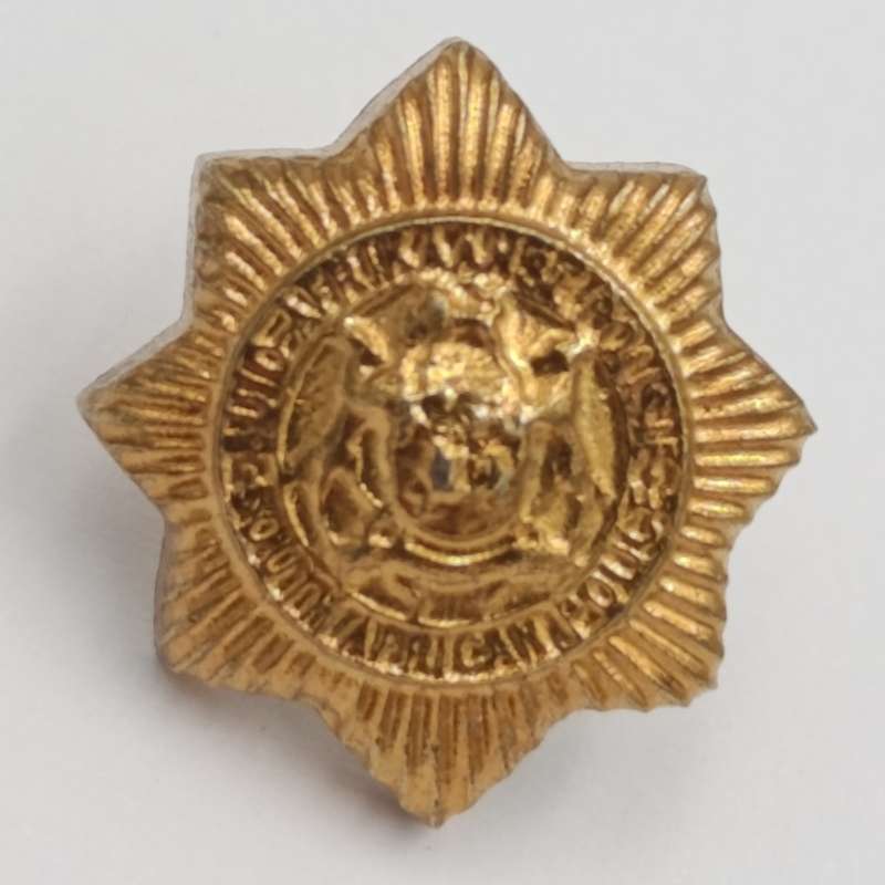 Pair of SA Police woman's collar badges - old type