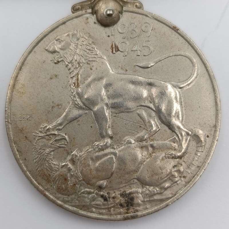 Pair of WW2 medals issued to 193159 C. Sadie - WW2 war medal and Africa service medal