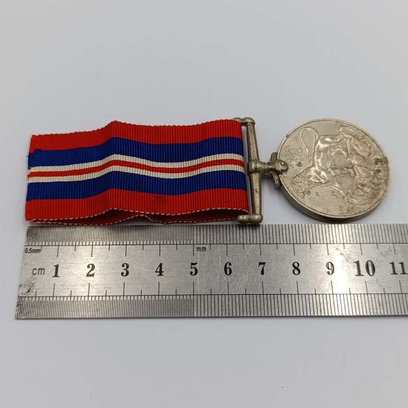 Pair of WW2 medals issued to 193159 C. Sadie - WW2 war medal and Africa service medal