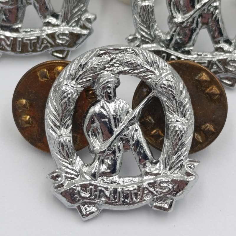 Lot of 9 SA Army Commando mess dress collar badges - right hand side