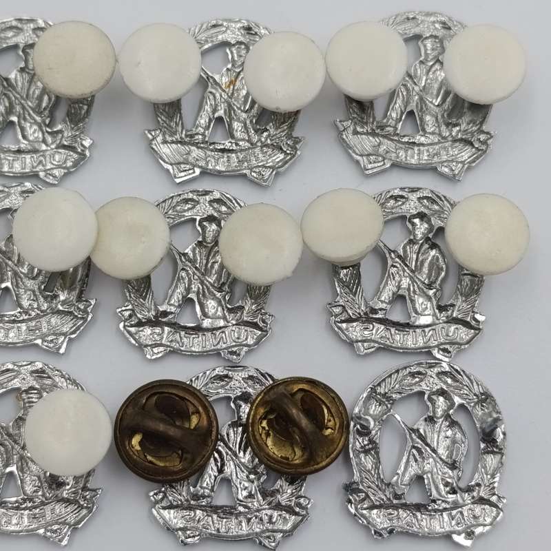 Lot of 9 SA Army Commando mess dress collar badges - right hand side