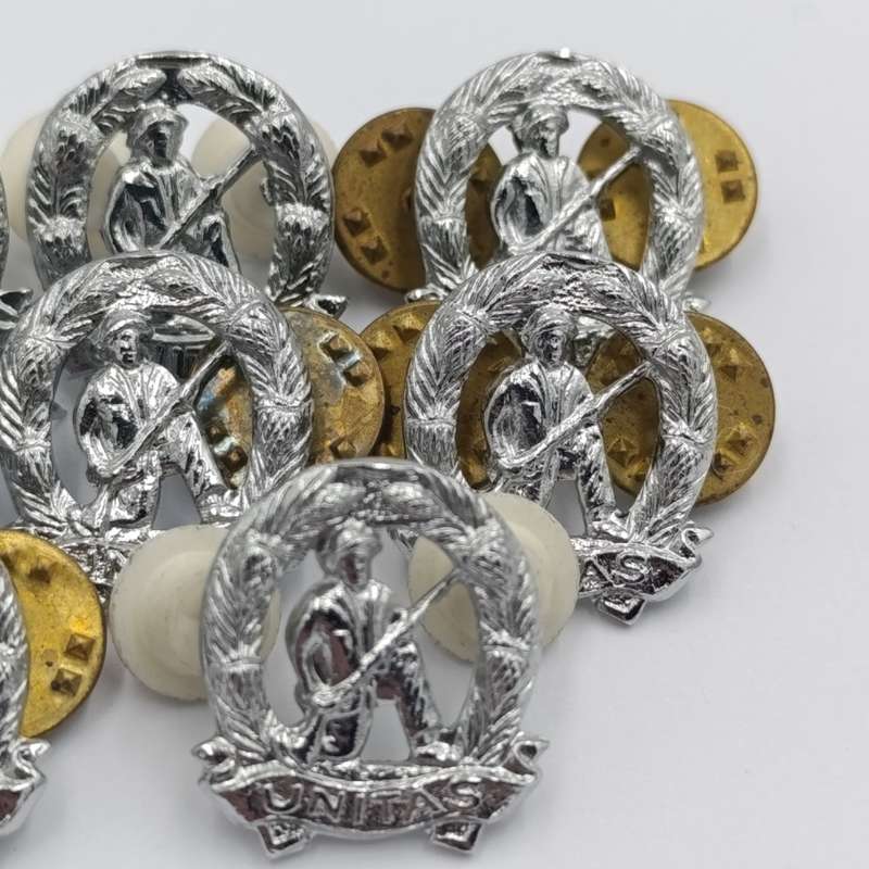Lot of 10 SA Army Commando mess dress collar badges - right hand side