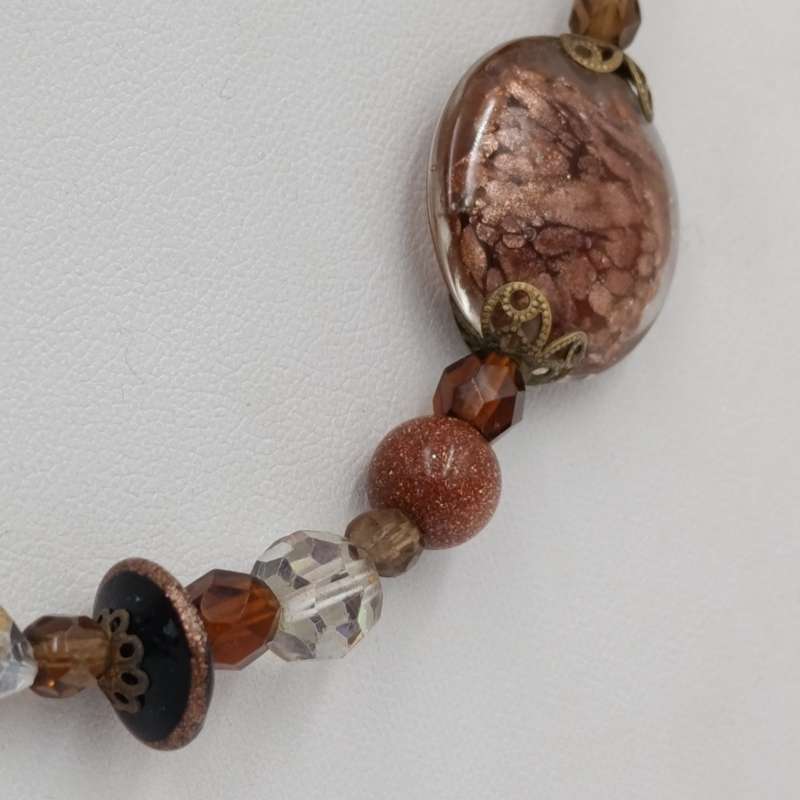 beautiful Venetian glass beads necklace - length 41cm