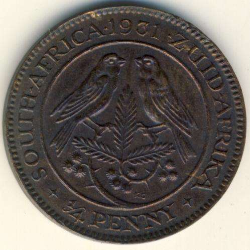 SAU 1931 Z Farthing as per scan
