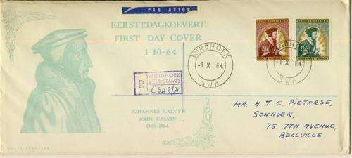 SACC 225 and 226 of 1 October 1964 on FDC - as per scan(price reduced with R30)