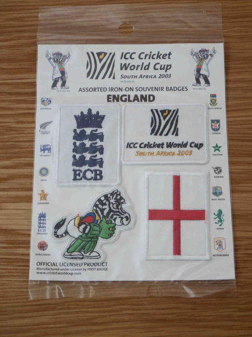 ICC Cricket World cup ENGLAND souvenir badges @ Crazy R1 Start
