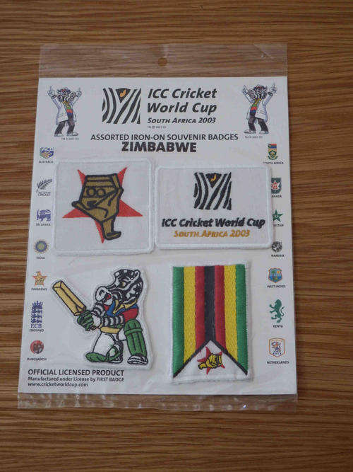ICC Cricket World Cup ZIMBABWE souvenir badges @ Crazy R1 Start