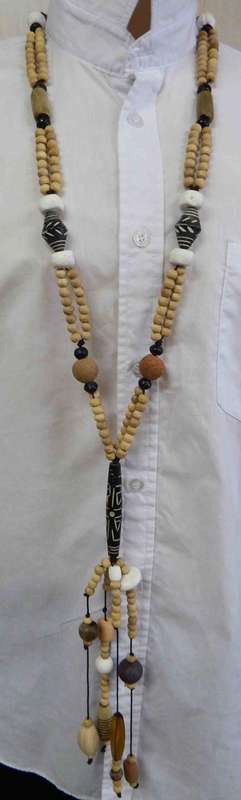 African wood beads necklace - @ CRAZY R1 start