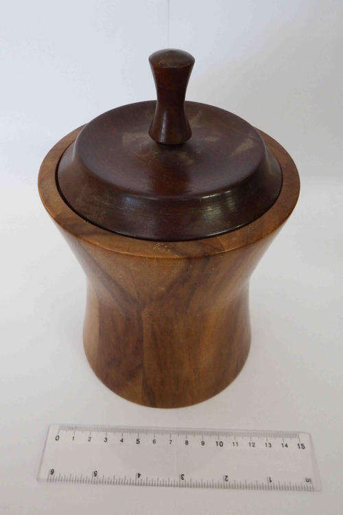 Yellow and Stink wood humidor by Jarv and Co. 1979 - as per photo