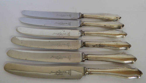 James Deakin - Set of 6 knifes and 6 smaller knifes - as per photo