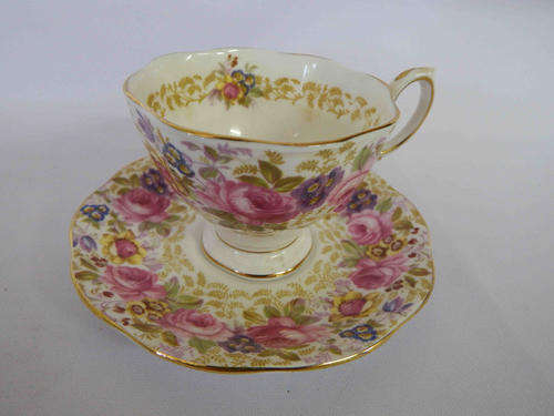 Royal Albert " Serena " tea set duo as per photo