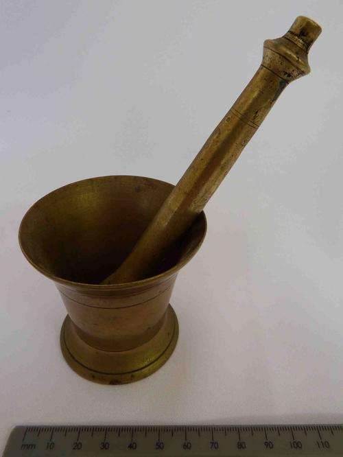 Solid Brass Mortar & Pestle -as per photo