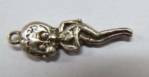 Silver Betty Boop charm - 3.5g - as per photo