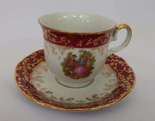 BAVARIA Handarbeit 24 Karat Gold - Tea cup & saucer - as per photo