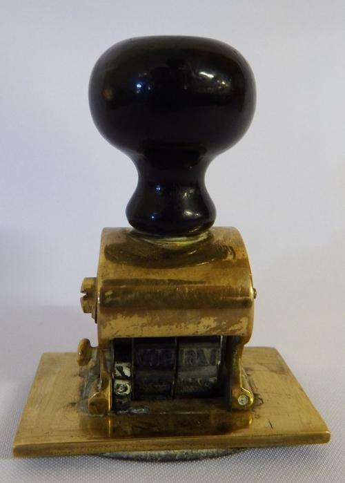 Vintage date stamp - Climax - (SA Mutual)
