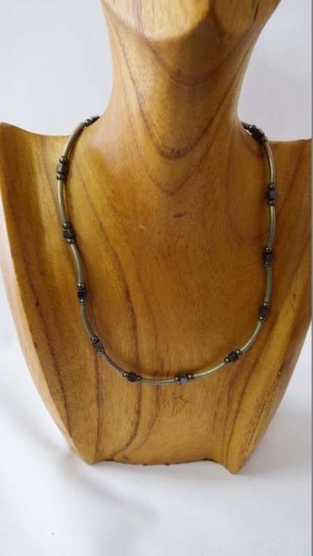 Hematite necklace 44cm - as per photo