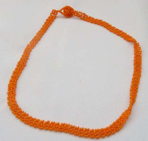 Zulu bead necklace and bracelet - as per photo