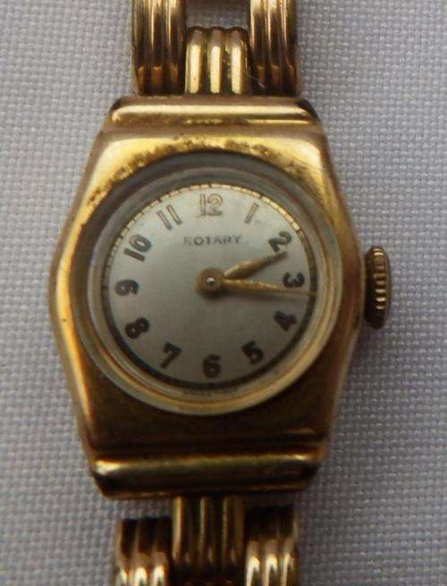 Vintage Rotary ladies wind up watch - runs & stops - as per photo