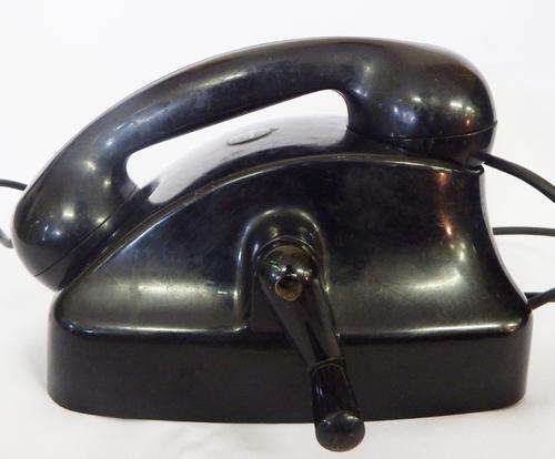 Vintage Siemans winding telephone - as per photo