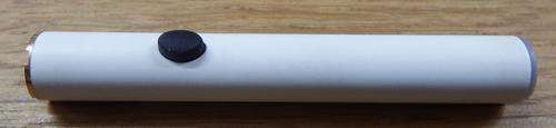 Electric cigarette with red LED - just screw on your filter capsules - as per photo
