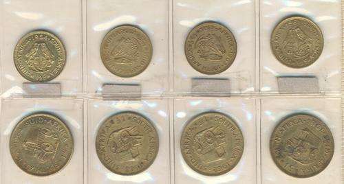 RSA - 1960 to 1964 coin set - as per scan