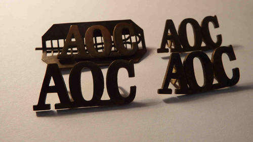 Lot of 4 Army Ordnance Corps WW1 Shoulder Title as per photo