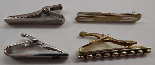 Lot of 4 Tie clips - as per photo