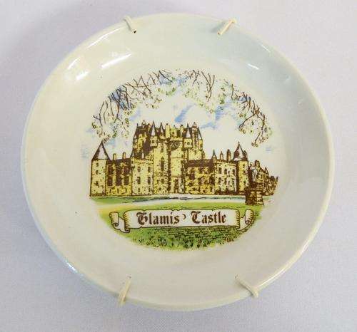 Glamis Castle miniature hanging plate - as per photo