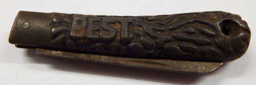 BEST Pocket Knife - well used - as per scan