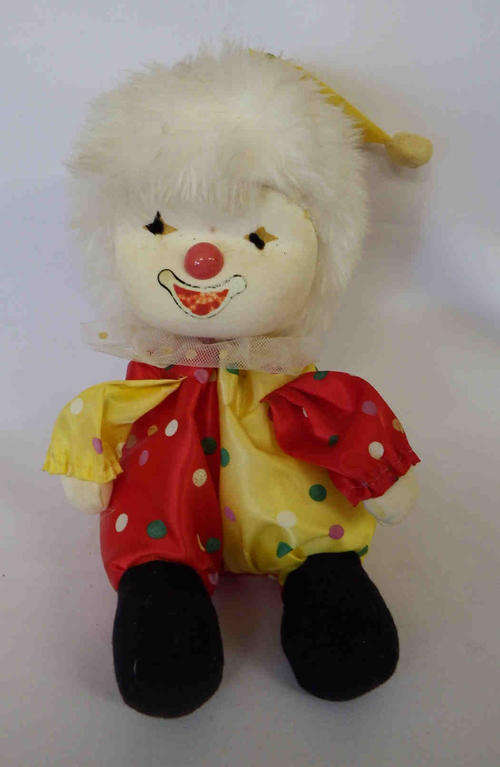 Vintage wind up musical clown as per photo