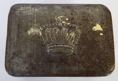 Vintage Clarnico tin - 10 x 8 x 5cm - as per photo