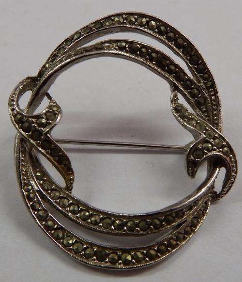Marcasite brooch - as per photo
