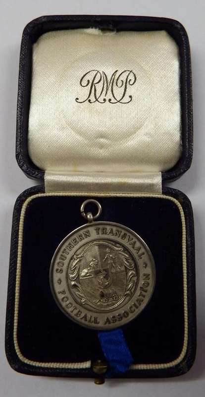 Silver Southern Transvaal  Football Association medallion - as per photo