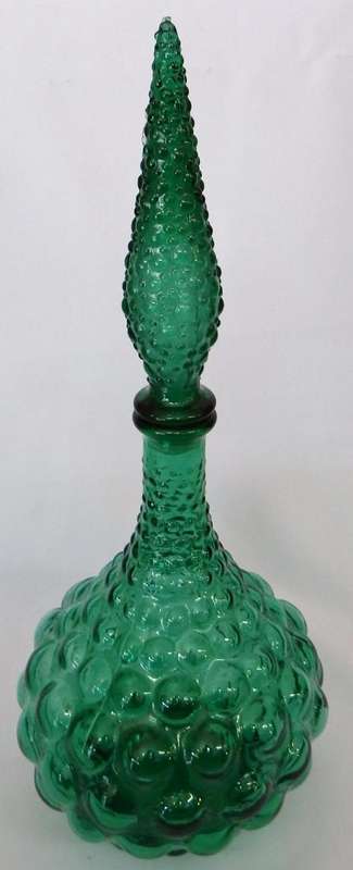 Large Green Decanter - 37cm - as per photo