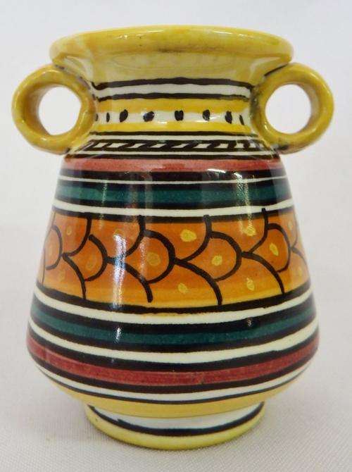 Italy Hand Painted small vase - 6.5cm - as per photo
