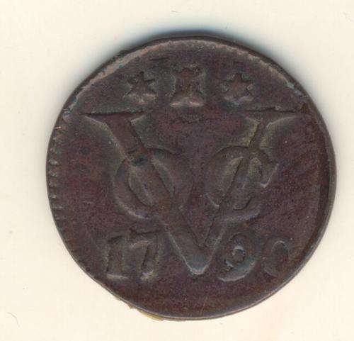 Netherland East Indies VOC 1790 Duit - Zeeland - as per scan