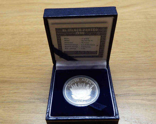1996 Proof Protea Constitution R1 in SA Mint box - TOP COIN - only 2931 minted as per photo